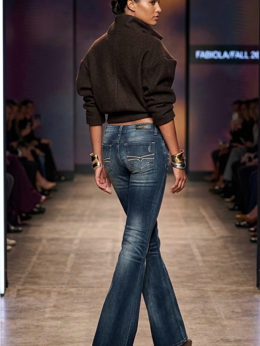 Buffalo David Bitton Fabiola Mid Rise Stretch Flare Jeans Size 30 (Fits 34)